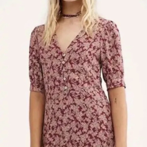 Free People Provence Floral Mini Dress - Picture 6 of 16